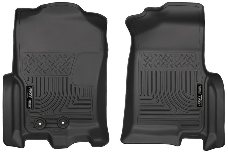 Ford Expedition Floor Mats - Front - Husky Liners - WeatherBeater - Black - 2015